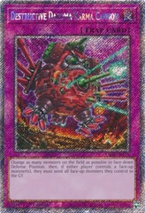 Destructive Daruma Karma Cannon - RA04-EN103 - Platinum Secret Rare - 1st Edition
